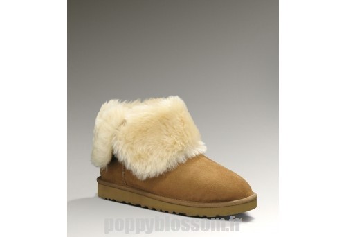 Abordable Bouton Ugg Bailey-101 Chatain Bottes